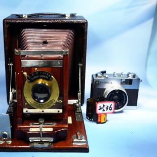 康利Conley红皮腔干板折叠相机 古董GZ7 万伦莎Wollensak镜头