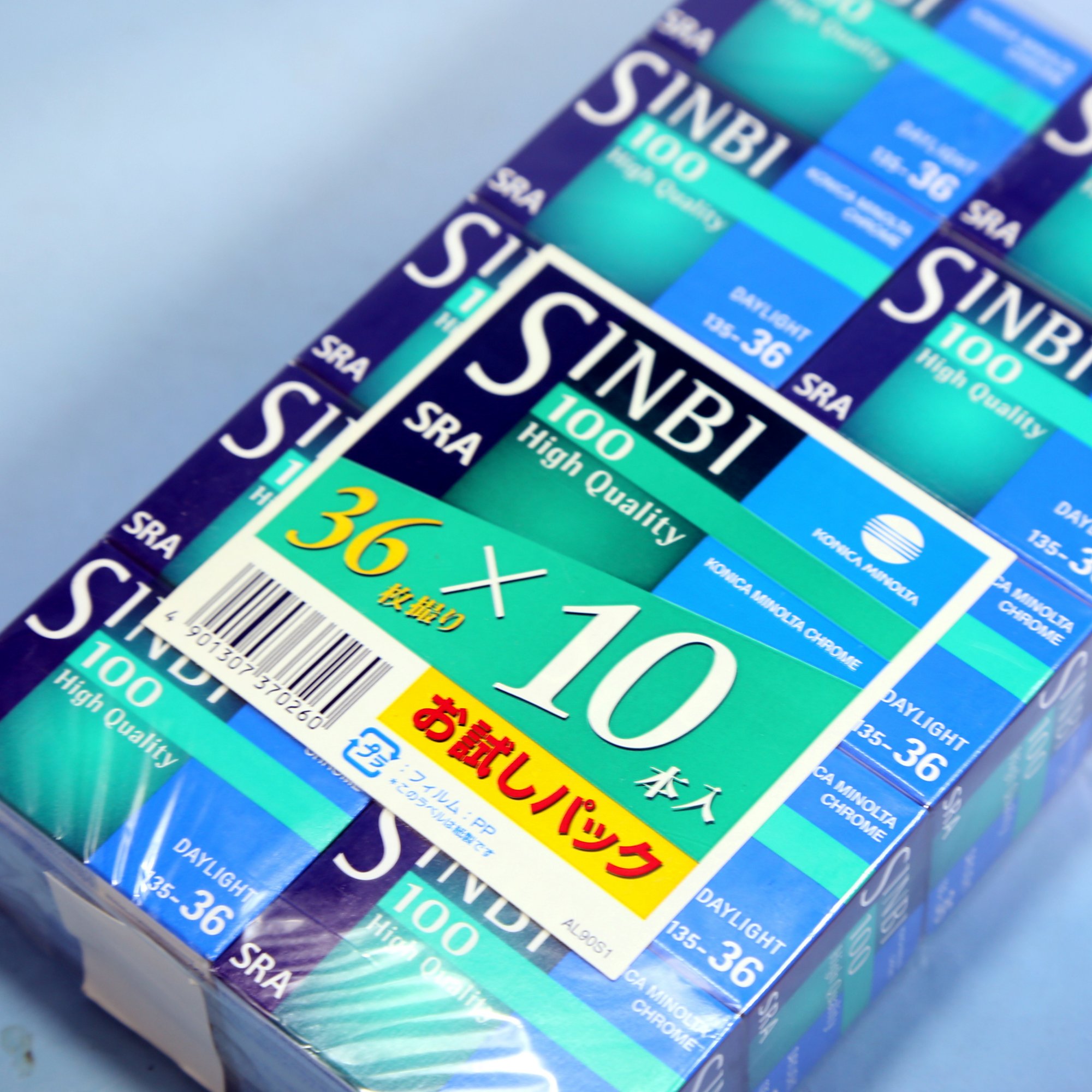 柯尼卡美能达Sinbi反转片胶卷 Konica135彩色胶片菲林过期绝版GZ