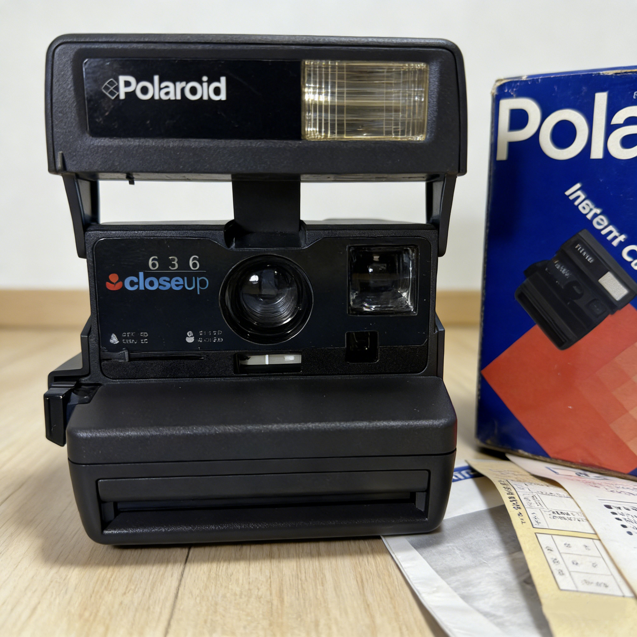 宝丽来Polaroid636拍立得一次成像相机张国荣同款复古收藏道具GZC