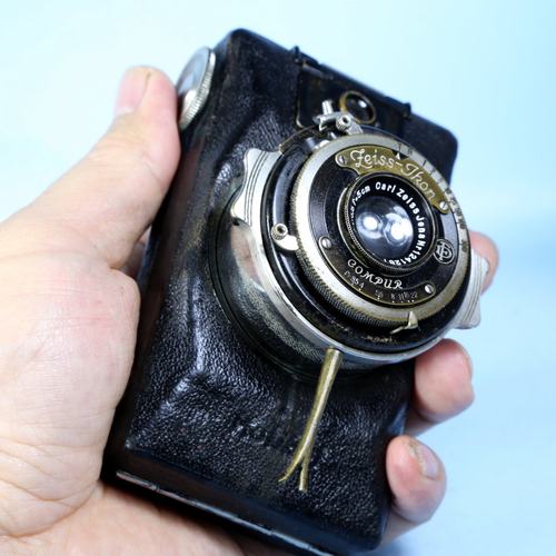 蔡司zeiss kolibri德国127胶卷老相机大中画幅皮腔折叠GZ10