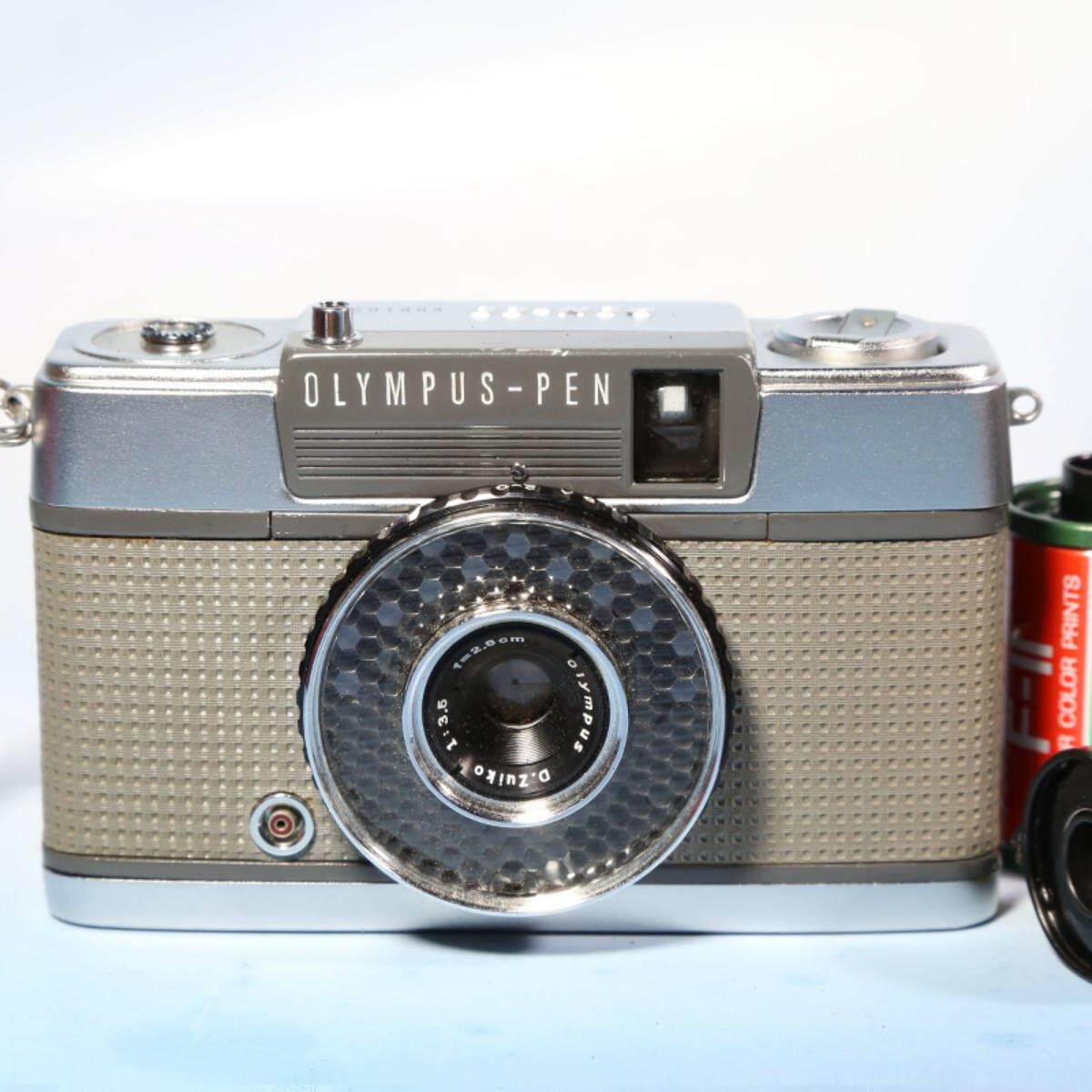 奥林巴斯Olympus Pen EE半格机135胶卷胶片旁轴照相机复古收藏GZX
