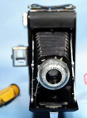 爱克发Agfa Ansco Commander折叠皮腔120胶片胶卷照相机收藏GZ8