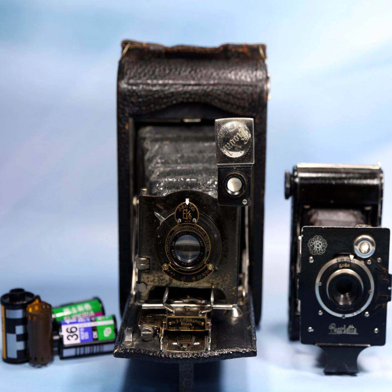 美国柯达Kodak No.3 ModelH折叠120相机中画幅胶片照相机胶卷GZ7