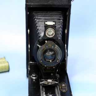 Kodak柯达NO2伊斯曼红皮腔相机 胶卷胶片照相机中画幅收藏GZ10