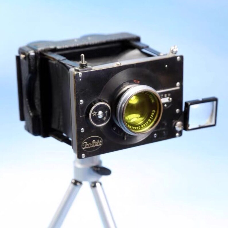 德国蔡司依康 Zeiss Ikon ICA BEBE折叠干板皮腔相机胶片胶卷GZ6