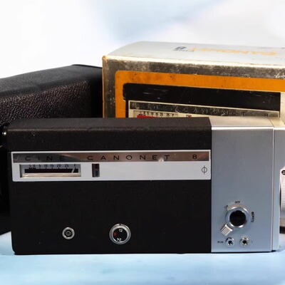 佳能Canon Cine Canonet 8电影机 8mm胶片胶卷机电动手持摄像NC3