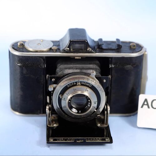 1939年德国爱克发Agfa Memo折叠皮腔风琴相机 胶卷胶片复古收藏W6