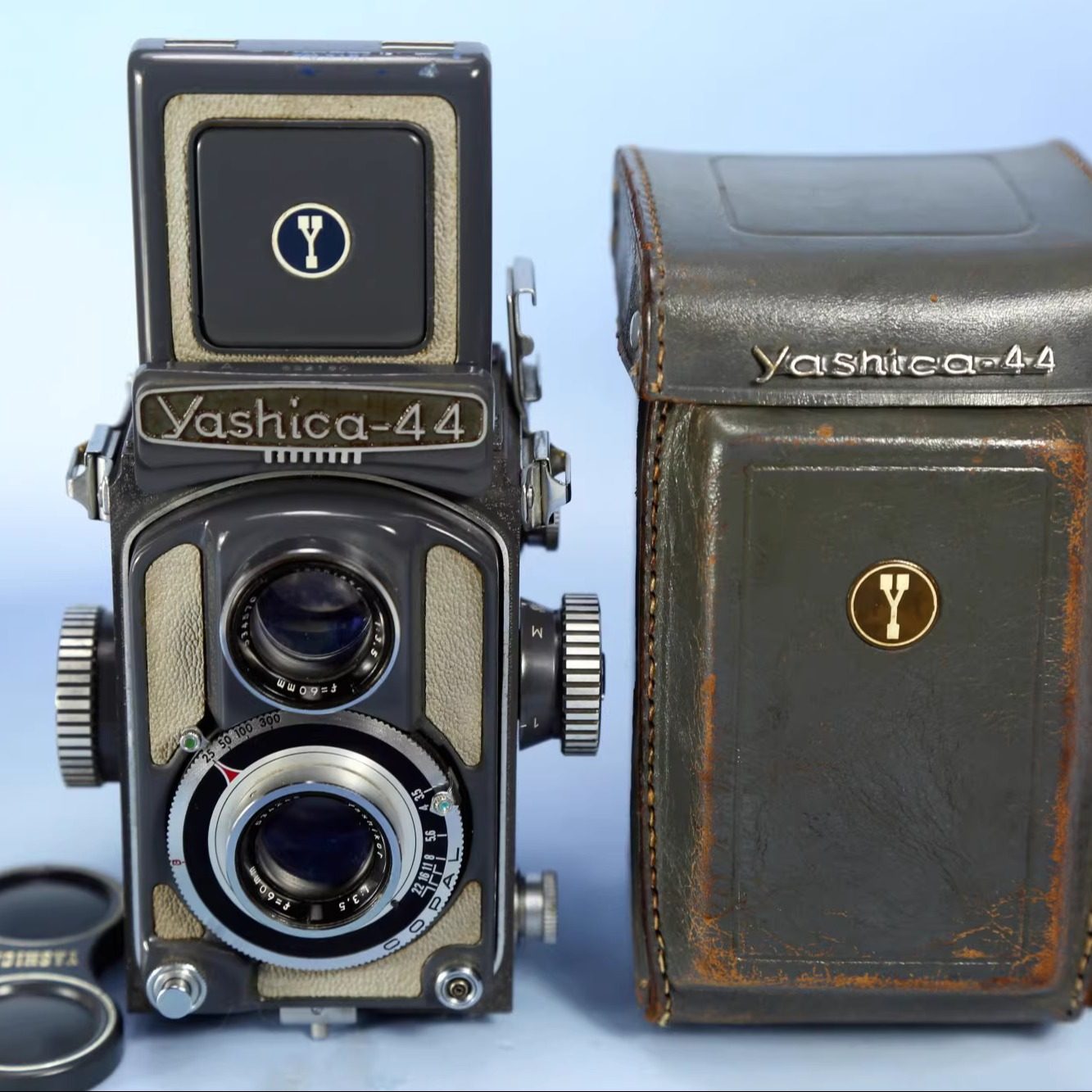 日本雅西卡Yashica 44双反相机 中画幅胶卷胶片照相机 复古收藏W8