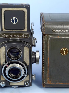 日本雅西卡Yashica 44双反相机 中画幅胶卷胶片照相机 复古收藏W8