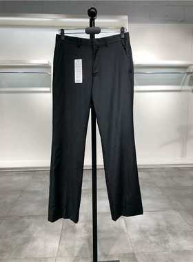 意大利高端裤装 pt01黑色羊毛男偏厚西裤