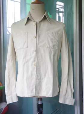 valstar 鸽白色麂皮夹克 it44