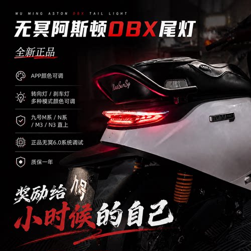 九号M/N系直上阿斯顿尾灯APP可调