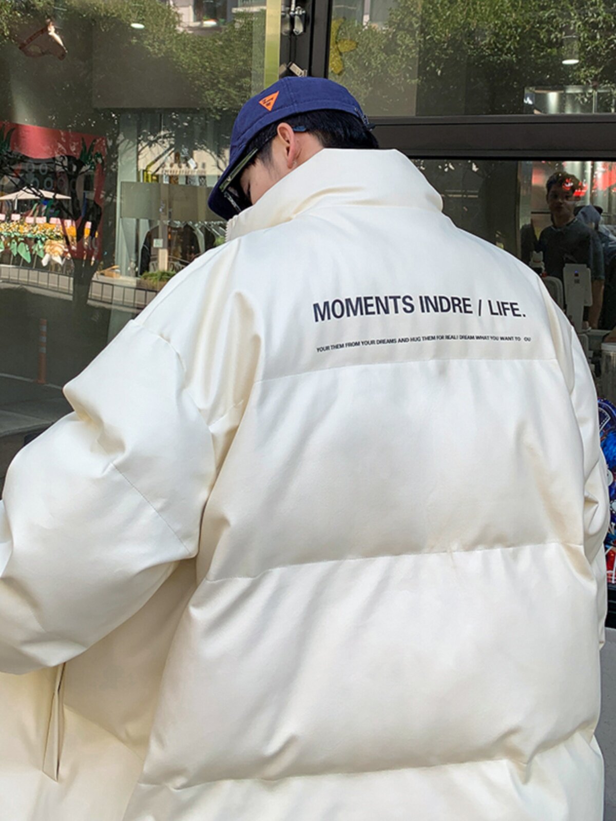 PU LEATHER JACKET MENS WINTER MENS LEATHER BREAD CLOTHES AMERICAN TRENDY BRAND HIGH STREET BOYS COTTON JACKET COUPLE COTTON JACKET