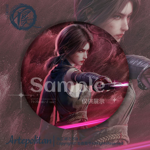 官方授权｜画江湖之不良人芦亭文化出品姬如雪李星云双闪反光吧唧