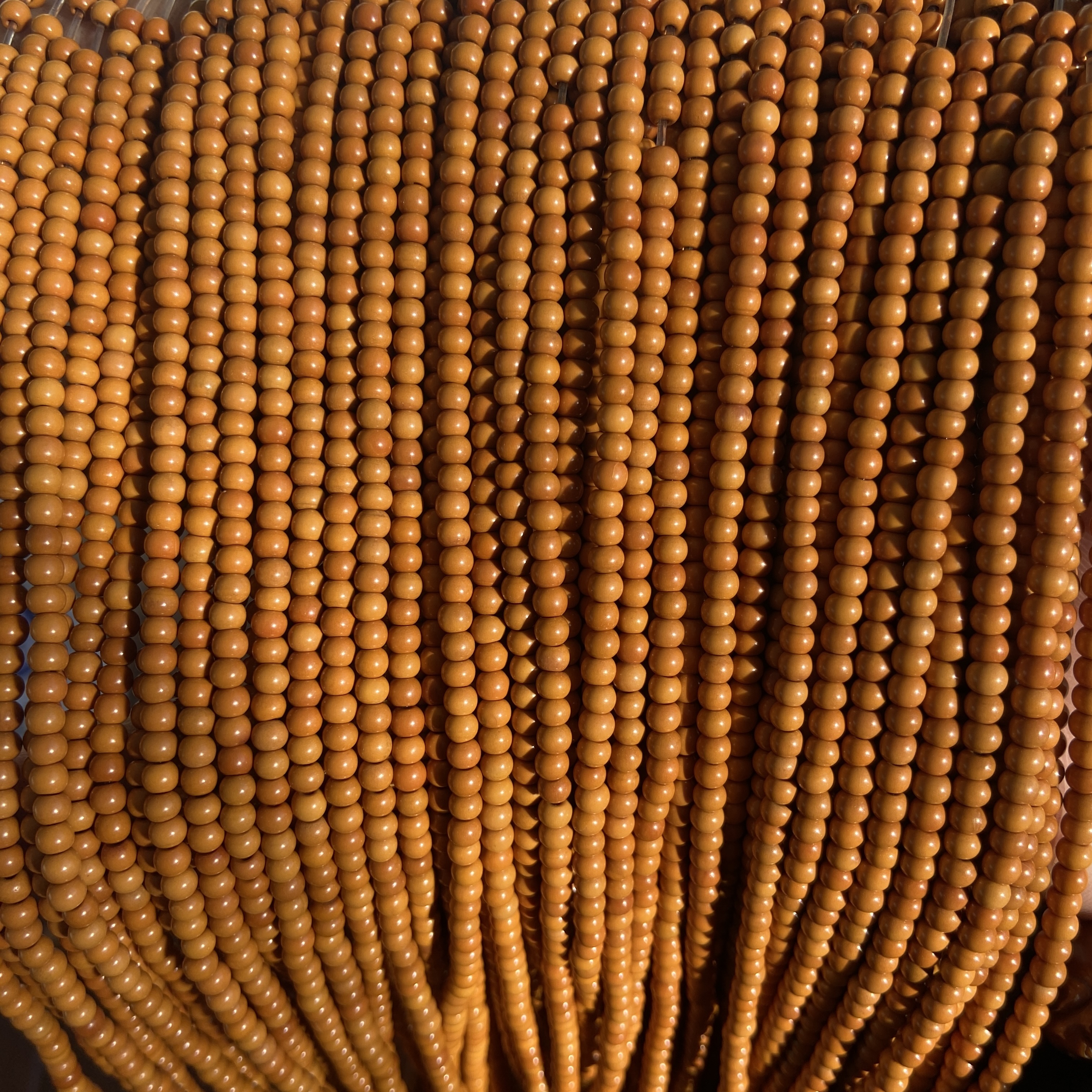 3.25mm橄榄核小圆珠小光珠手串手链长串文玩DIY配饰苹果圆珠子