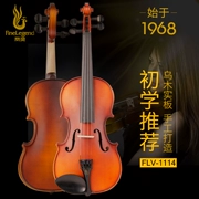 Feng Ling violin handmade gỗ rắn violin dành cho người lớn bắt đầu nhập học nhạc cụ violin - Nhạc cụ phương Tây