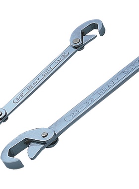 力易得E1519快速管子扳手2件套万能多用扳手双头大开口管钳水管扳