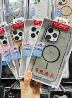 卡思特闪控磁吸壳适用于16pro 16proMax 16闪粉相机按键防护全包保护壳2025新款手机高透抗氧化防摔壳new黑色