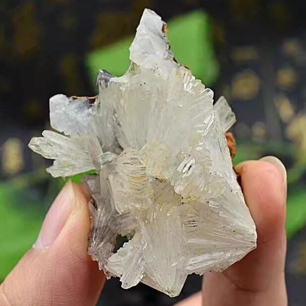 白色 异极矿 天然矿物晶体矿石教学 标本 原石宝石石头 国外矿05