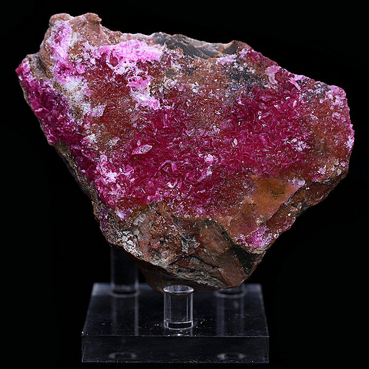 摩洛哥钴方解石原石粉色石头天然矿物晶体摆件地质科普教学标本26