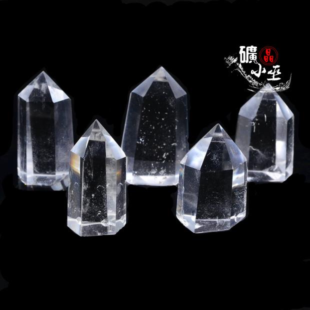 白水晶柱一图一物DIy摆件实物拍摄矿物晶体观赏天然矿石标本原石