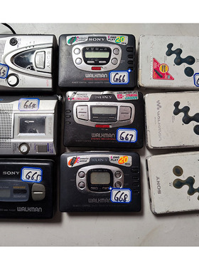 G二手磁带机卡带机爱华随身听拆机配件装饰品古董GX670 rx888