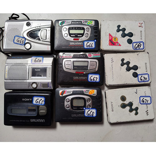 二手磁带机爱华随身听配件装饰品