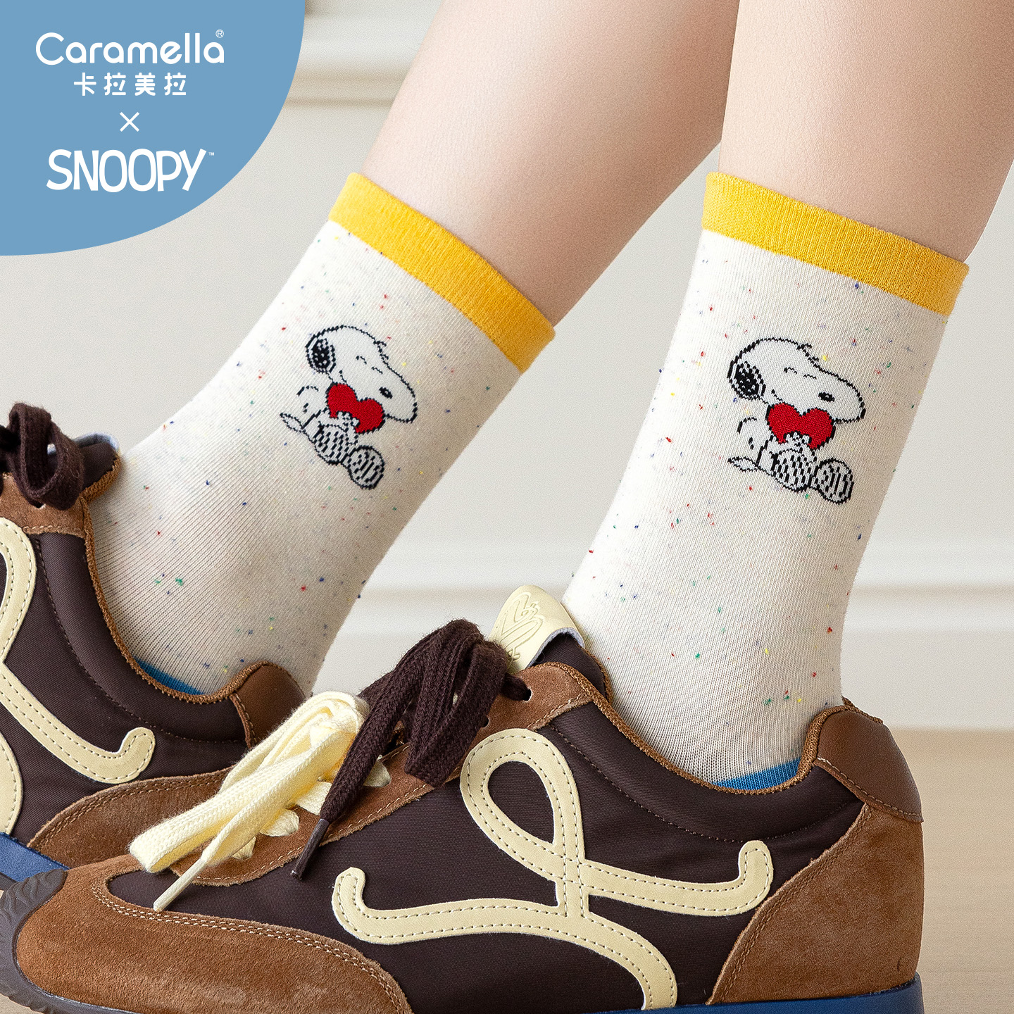 卡拉美拉2025秋冬新品中筒袜