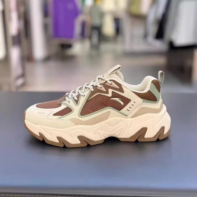 安踏磐石休闲鞋男老爹鞋陨石秋季新款2潮流复古运动鞋子112548856