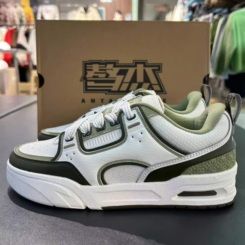 安踏骜杰板鞋女好事发生春季新款2厚底运动女鞋官方正品122518040