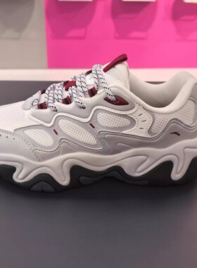 安踏流萤pro老爹鞋女冬新款4厚底增高复古百搭休闲运动122618853