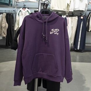 安踏卫衣男款加绒连帽凯里欧文部落风1美式篮球运动服172541703N