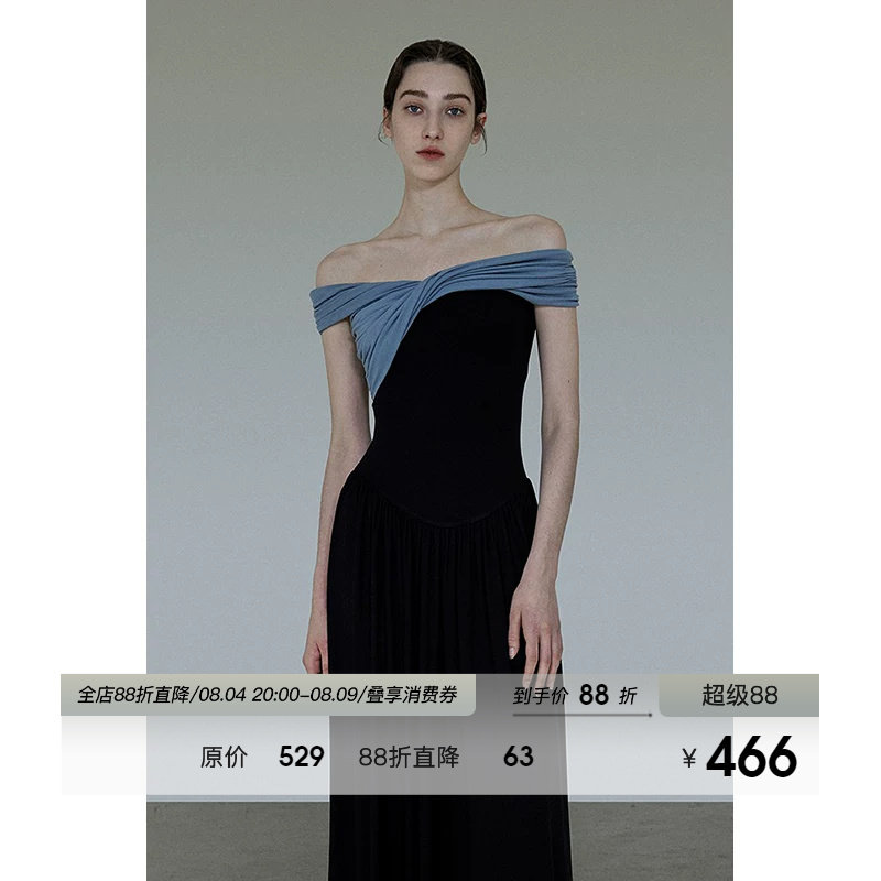 UNSPOKEN针织法式高级感连衣裙