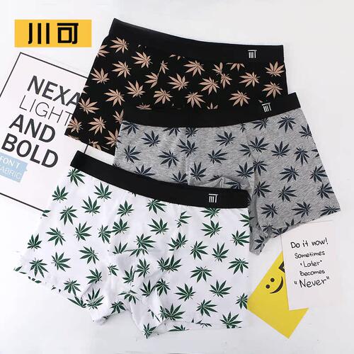 川可夏季男士舒适透气平角内裤