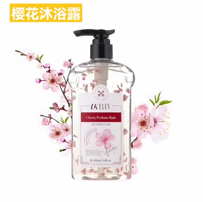 UK纤忆美樱花花瓣香水沐浴露400ml/720ml