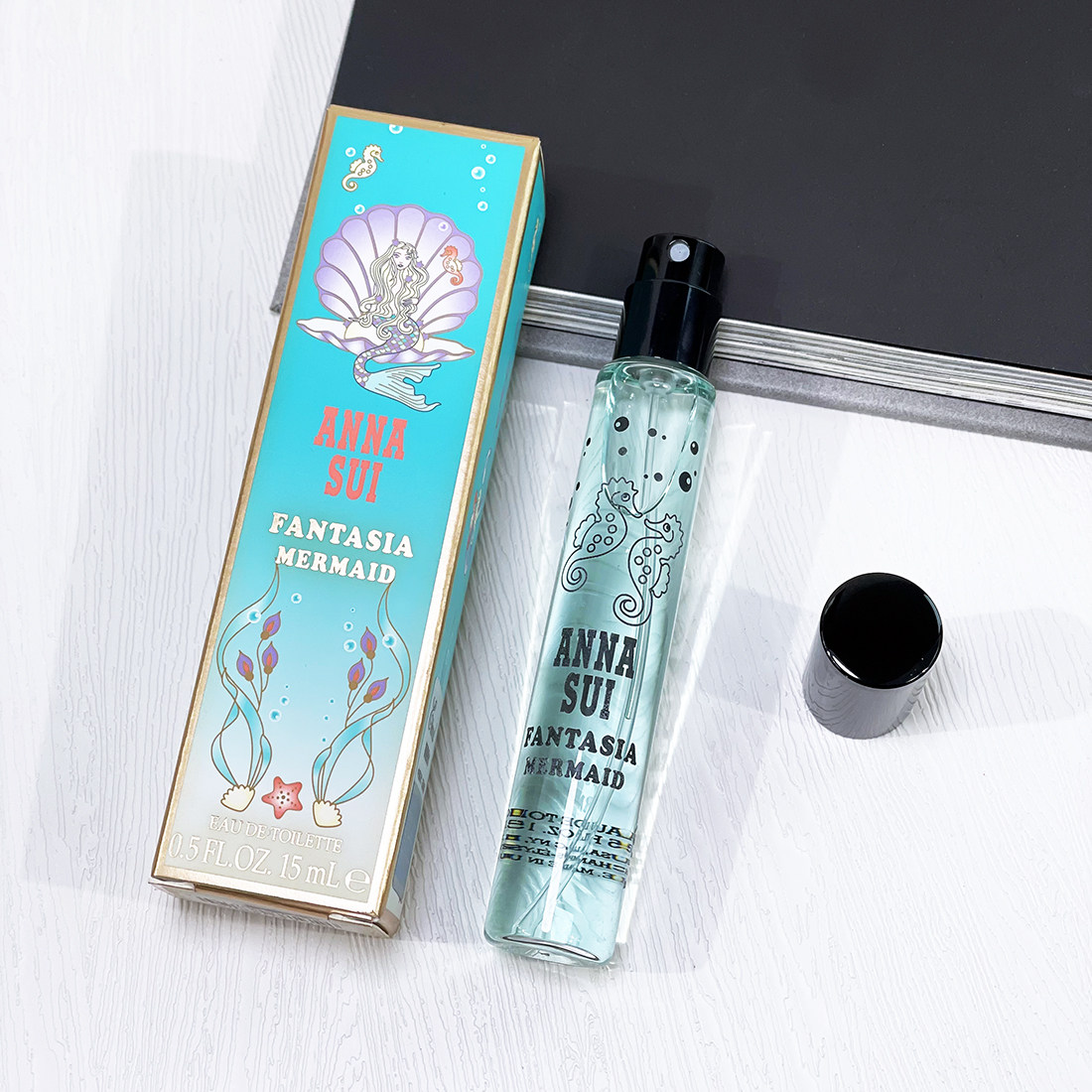 anna sui安娜苏筑梦美人鱼淡香水15ml花果调少女香edt带喷 中样