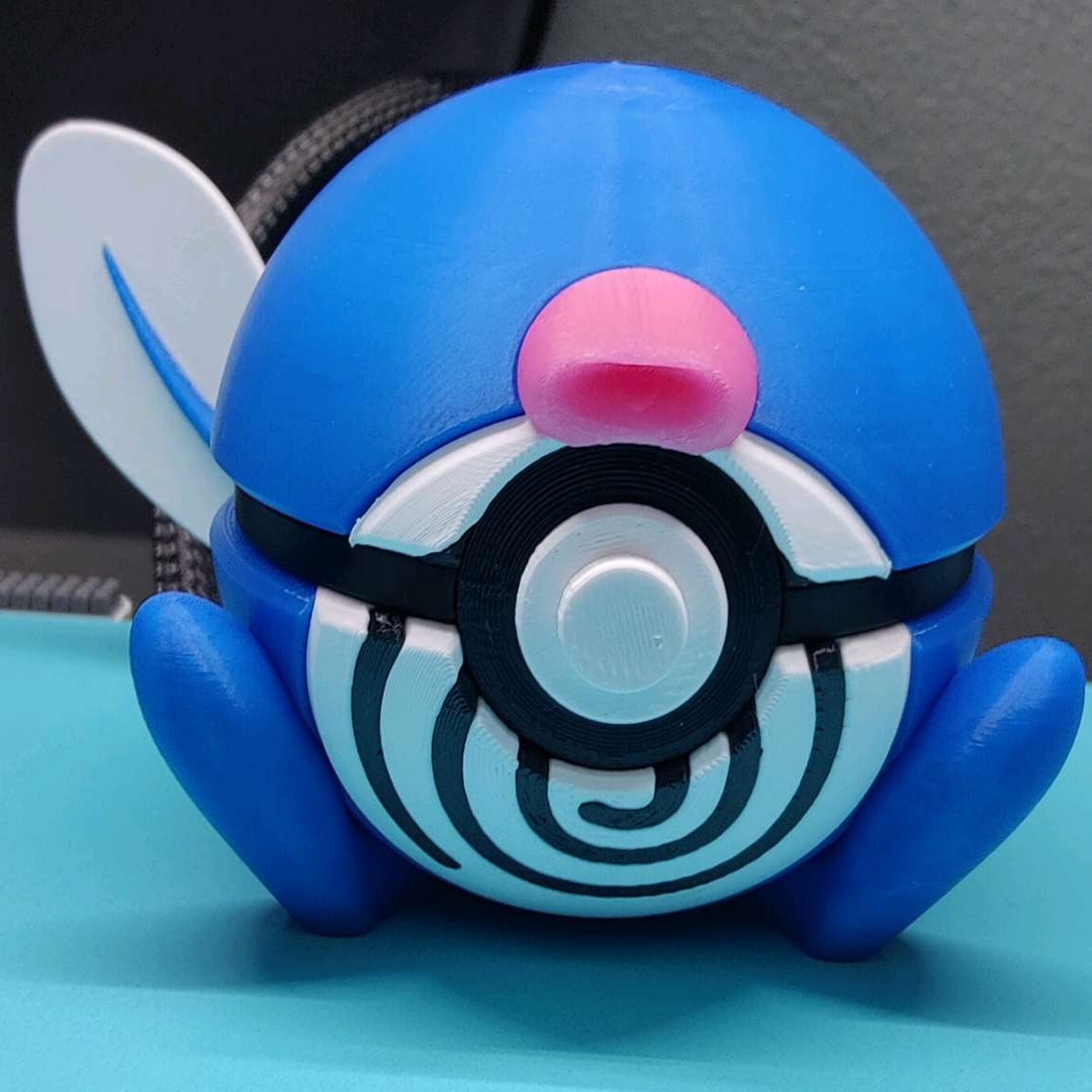 蚊香蝌蚪 宠物精灵球 宝可梦 口袋怪兽 混世模玩工作室创意作品