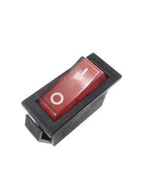 高科美芯云野船型开关KCD315A/30A250V红色带灯2档3脚直插(一个)