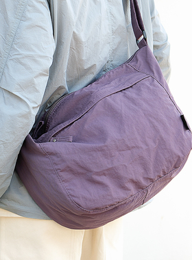 sobag山系中性运动风防泼水单肩斜挎女包日系大容量休闲通勤男包