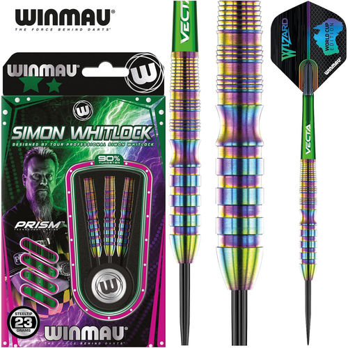 WINMAU Simon Whitlock怀特洛克直筒形彩钛钨钢硬式飞镖专业比赛