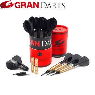 4英寸粗牙镖 12支装 非2BA DARTS18g一体黄铜镖套装 包邮 日本GRAN