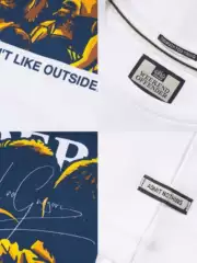 Weekend Offender Co-Branded T-Shirt Recreates the Scene from the Movie "Football Hooligans" in White Leo