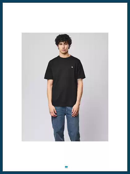 Weekend Offender Black Round Neck Short-Sleeved T-Shirt Isley (Original Price ￥398)