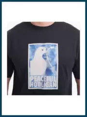 Peaceful Hooligan Navy Blue Round Neck Short-Sleeved Large Pattern Tie-Dye T-Shirt Framed (Original Price ¥348)