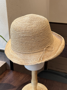 高品质拉菲草帽女夏季出游海边度假凉帽防晒遮阳帽优雅遮阳礼帽