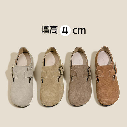 小码单鞋女313233内增高勃肯鞋