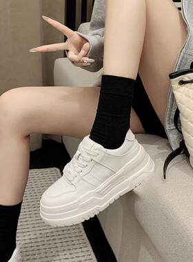 小白鞋女313233厚底松糕运动板鞋