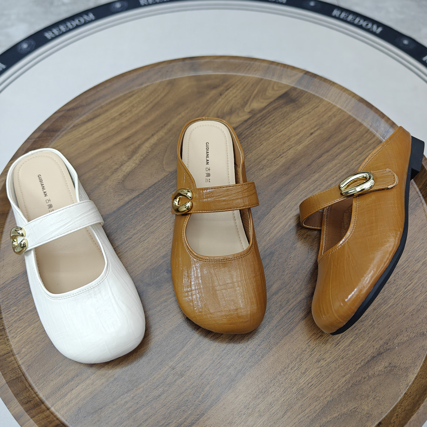 包头拖鞋女外穿2026年新款复古平底勃肯圆头半拖软底一脚蹬懒人鞋,女鞋,包头拖,淘宝优惠券,粉丝福利购,淘宝优惠卷