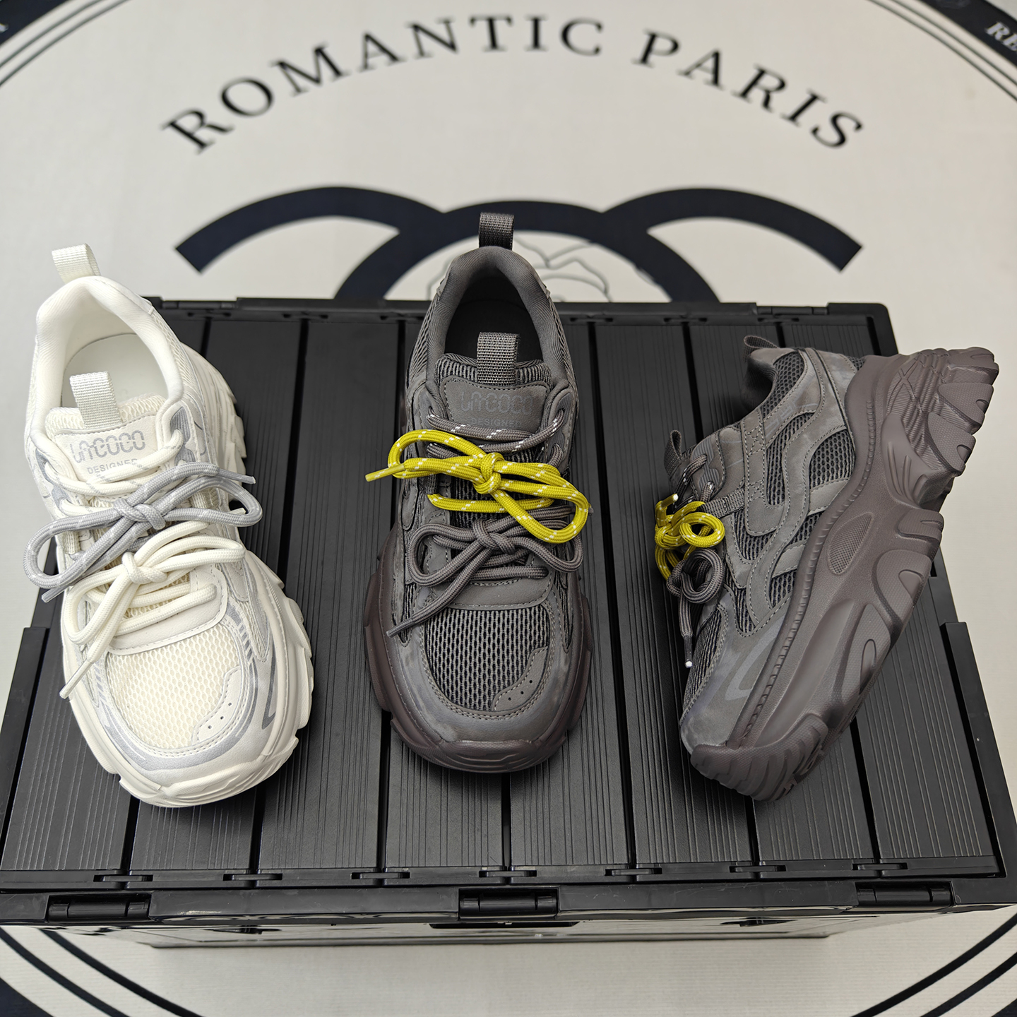 真皮韩版松糕双鞋带老爹鞋女休闲