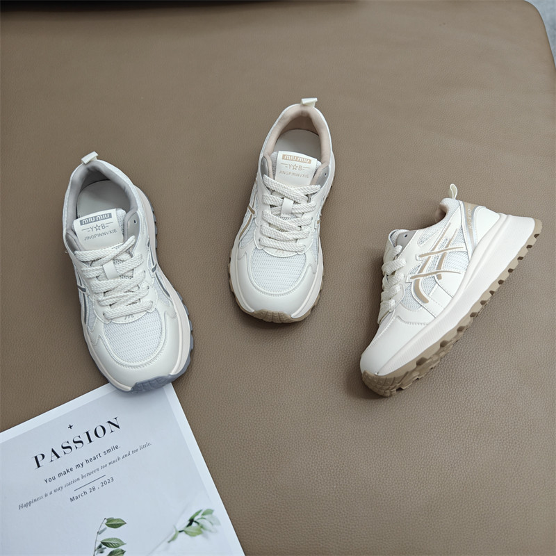 增高显脚小老爹鞋女ins潮2026新款轻便透气厚底休闲鞋百搭运动鞋
